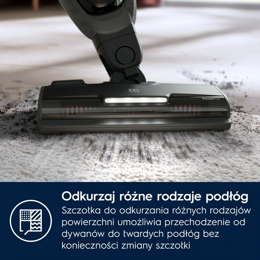 Fshesë me korrent pa kabllo Electrolux ES52B25WET, 300 ml, 55 min, Navy blue, me aksesorë