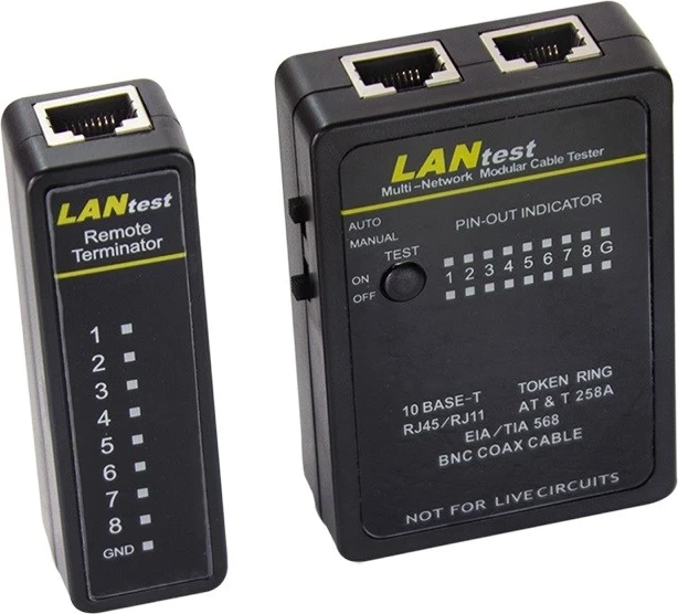 Set i Veglave për Rrjet Logilink WZ0070, për kabllot Cat.6A dhe Cat.7, ngjyrë e zezë