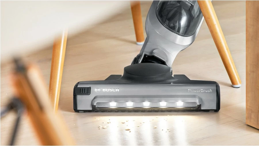 Fshesë me korrent 2-në-1 Bosch Serie 4 BBH3K2801, Pa qese, Argjendtë