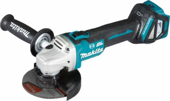 Brushe Makita DGA513Z, brushless, 18V, 12.5cm, me bateri, zi/kaltër