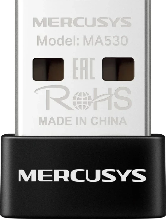 Adapter Bluetooth MERCUSYS MA530, Nano USB, 5.3, E zezë