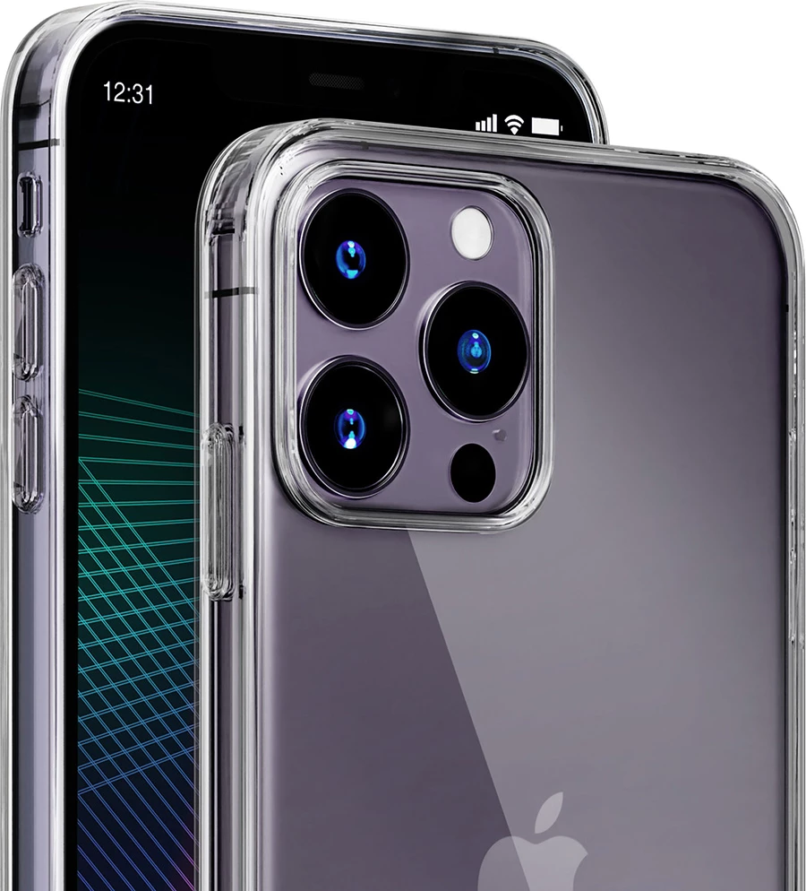 Mbështjellës silikon 3mk Clear Case për iPhone 14 Pro, Transparent