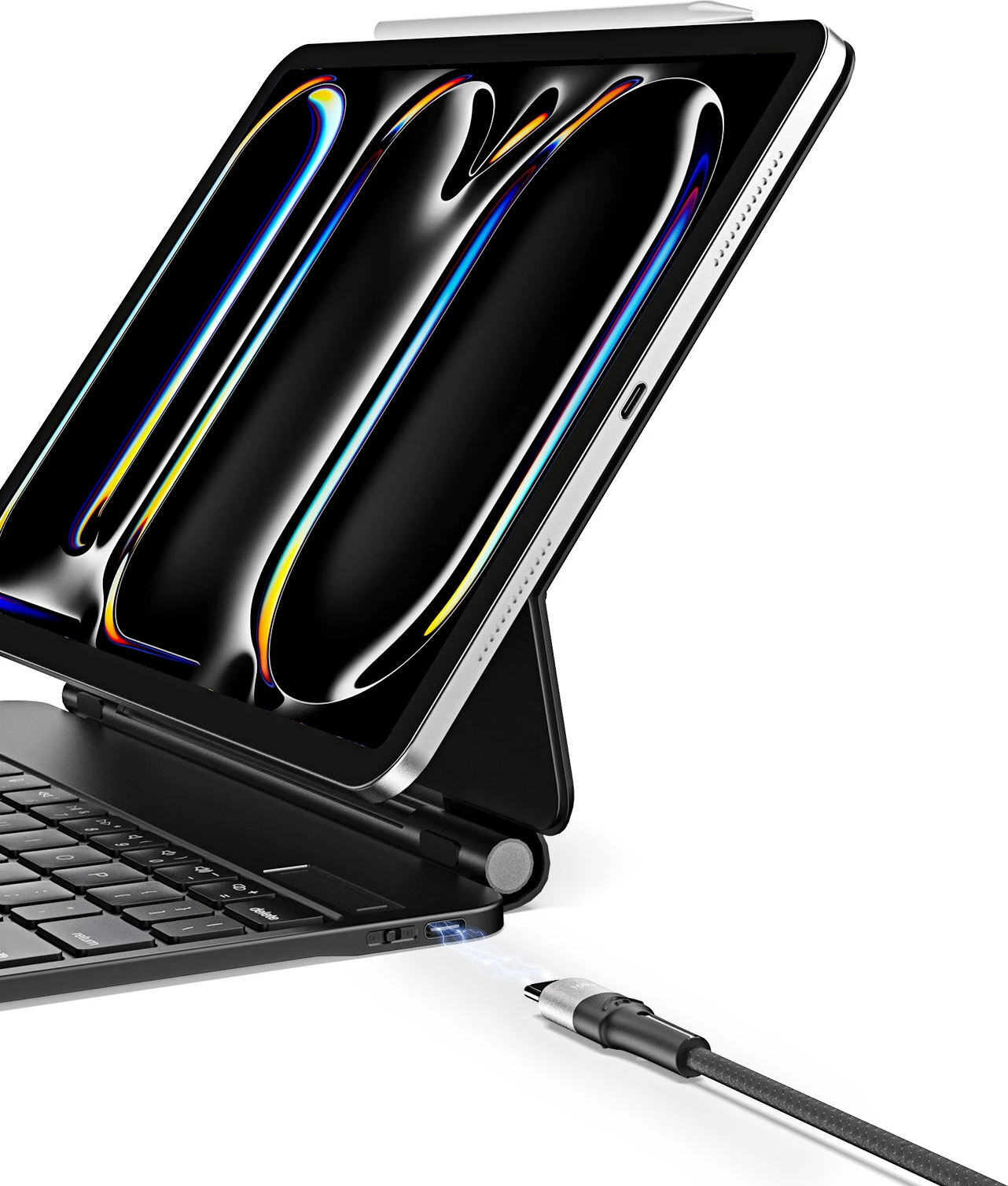 Mbështjellës me tastierë Bluetooth Dux Ducis MK Series për iPad Pro 11" (2024), i zi