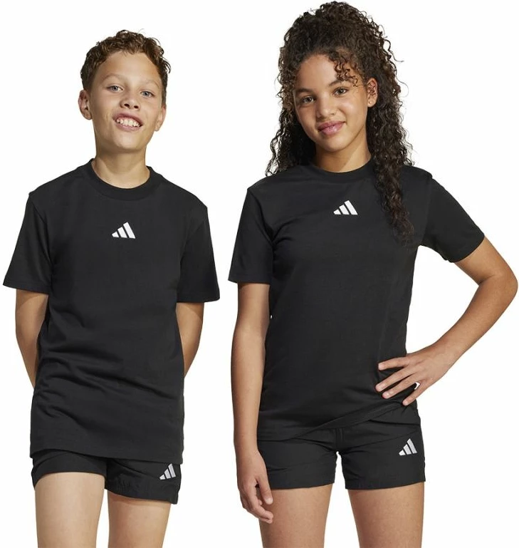 Maicë për fëmijë adidas Essentials JC9776, e zezë [Madhësia: 152 cm]