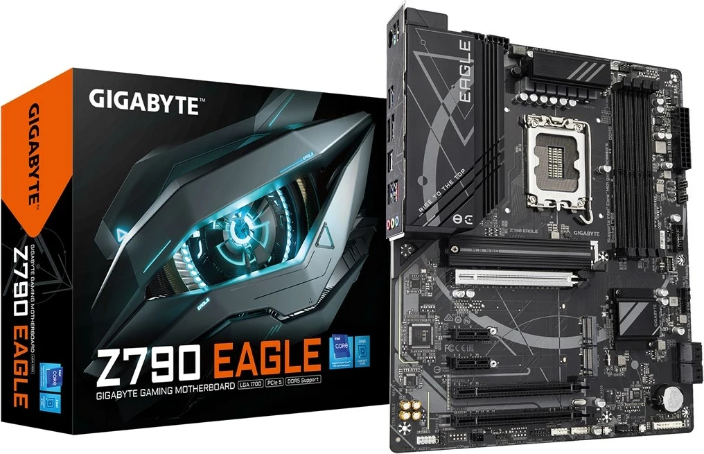 Pllakë amë Gigabyte Z790 EAGLE, Socket 1700, ATX, DDR5, 2.5GbE LAN, e zezë