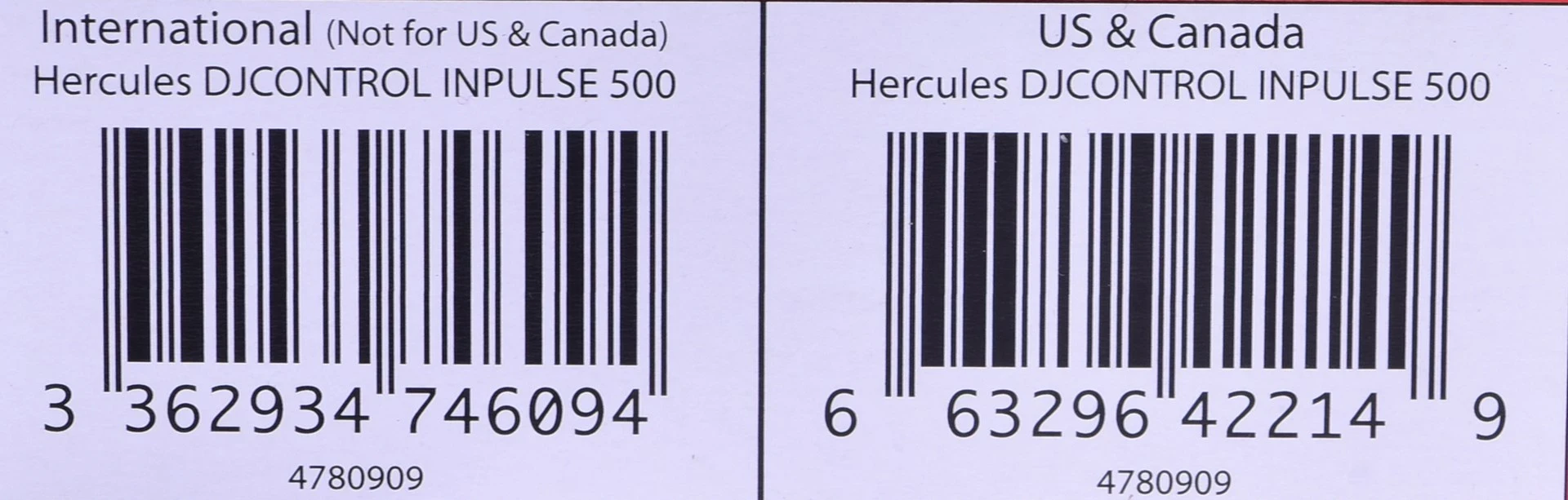 Kontrollues DJ Hercules Inpulse 500, e zezë 