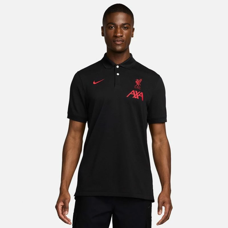 Maicë polo për meshkuj Nike, e zezë