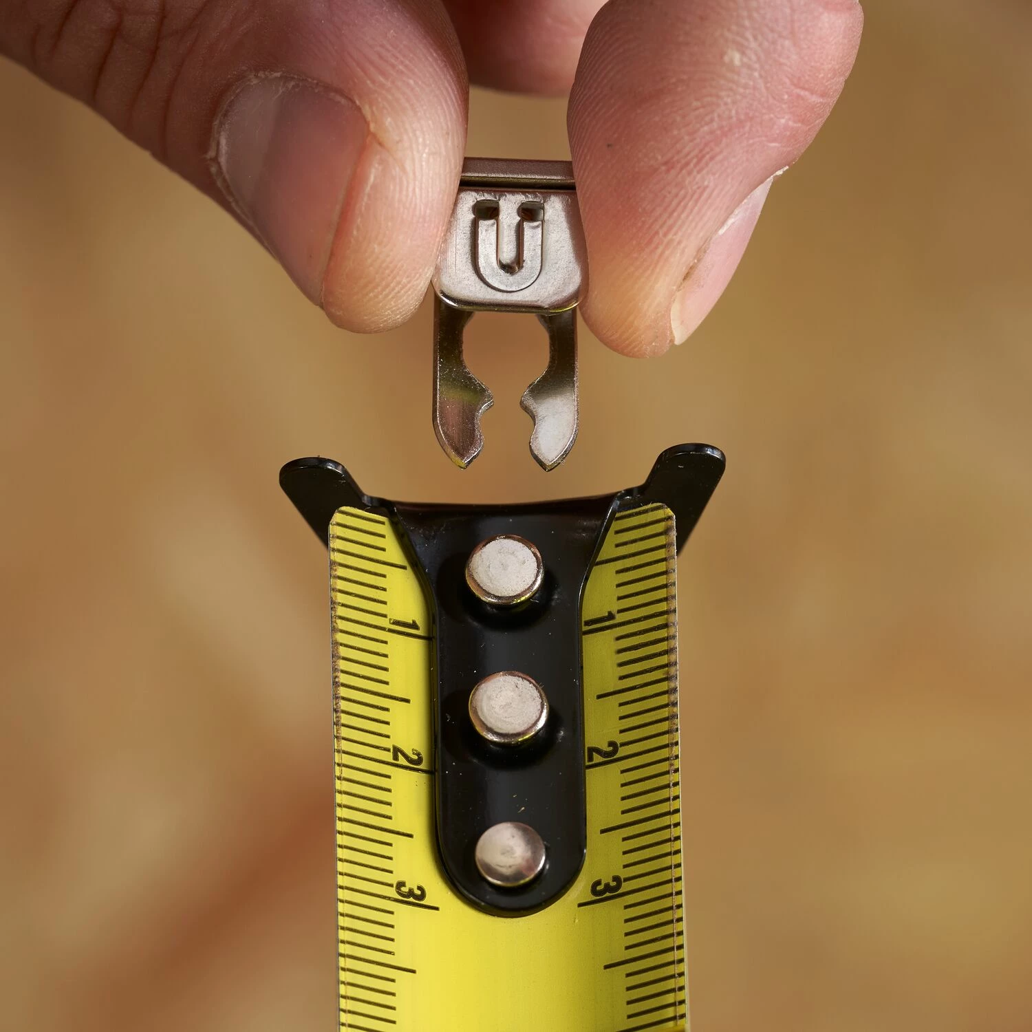 Metër shirit Stanley STHT37231-0 5m x 25mm Control-Lock me magnet të heqshëm, e verdhë/zezë