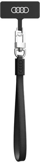 Litar universal për celular Audi, lëkurë ekologjike, 28cm x 10mm, i zi