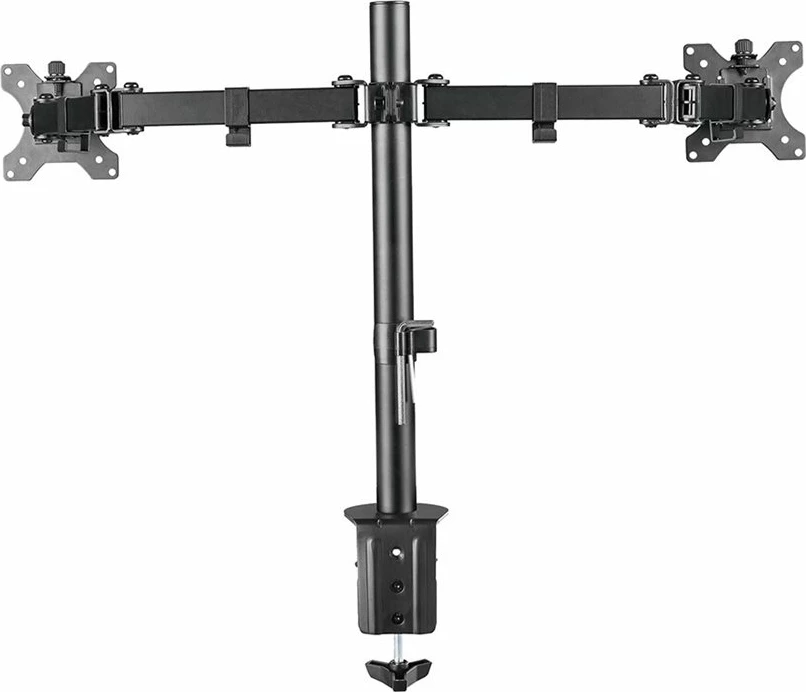 Mbajtës tavoline për dy monitorë Neomounts FPMA-D550DBLACK, i zi