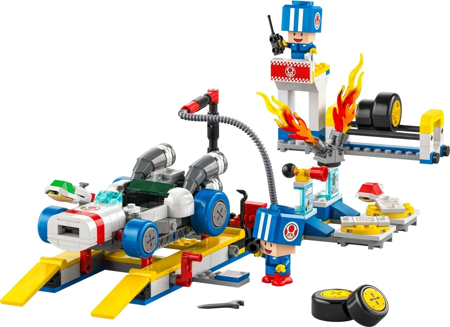 Set LEGO Super Mario 72035 Mario Kart - Garazha e Toad