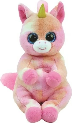 Lodër pelushi TY Unicorn Skylar 15 cm, shumëngjyrëshe