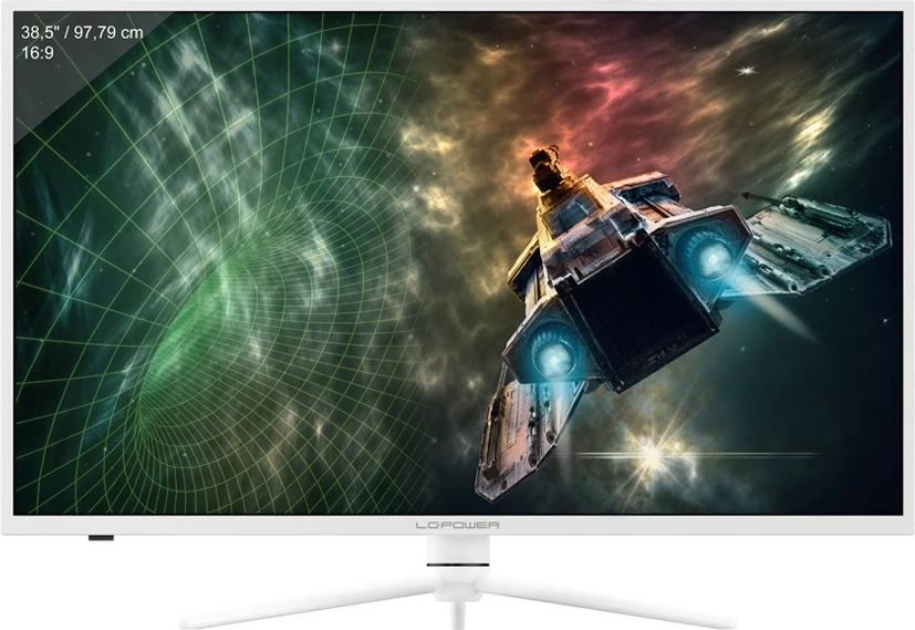 Monitor LC-Power LC-M39-QHD-165-C, 97.8 cm, 2560 x 1440 pixels, Quad HD, LED, 1 ms, Bardhë
