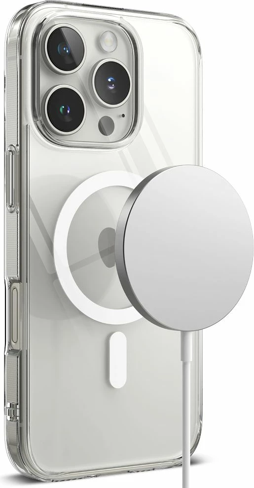 Mbështjellës Ringke Fusion MagSafe për iPhone 16 Pro Max, Transparent