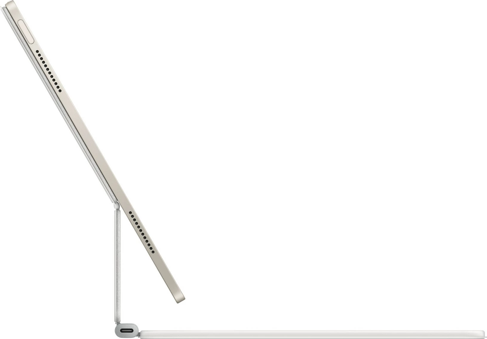 Tastierë Apple Magic Keyboard me trackpad, QWERTZ, gjermanisht, për iPad Air 13" (M3/M2), e bardhë