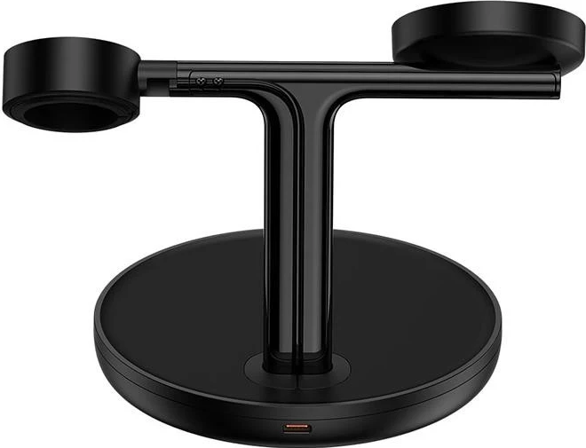 Stojak Baseus 3w1 15W MagSafe, e zezë