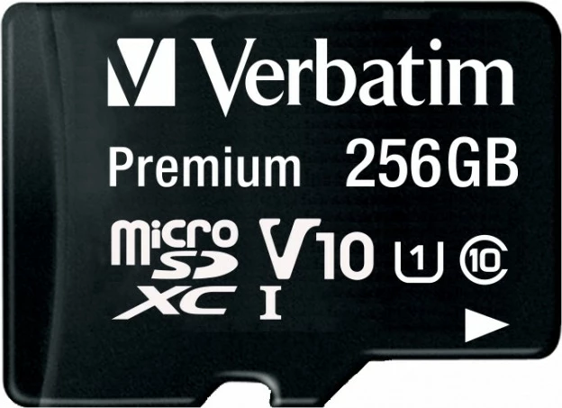 Kartelë MicroSDXC Verbatim Premium 256 GB, Class 10, UHS-I, e zezë