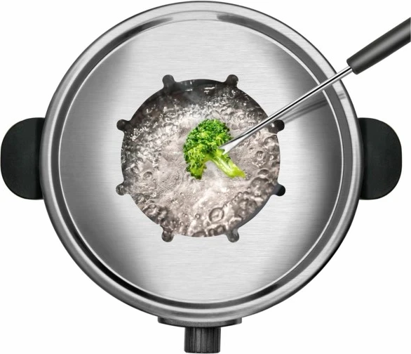 Set Fondue Taurus FF2 për 8 persona, Argjendtë