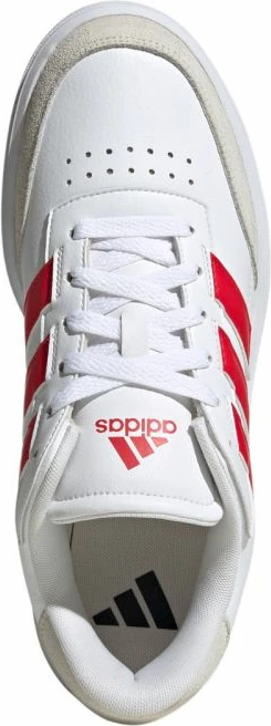 Atlete për meshkuj adidas, të bardha e të kuqe