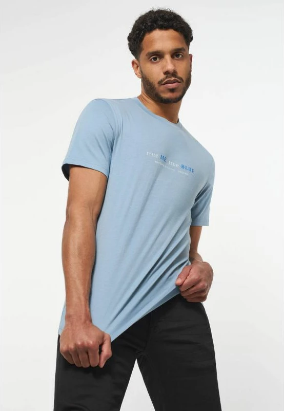 Maicë Mustang për meshkuj, blu