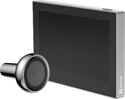 Interkom EZVIZ HP2, wireless, 2 MP, i zi/argjendtë