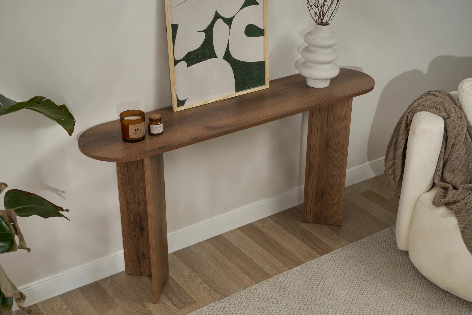 Komodë anësore Nordure, Sira - ngjyrë arre