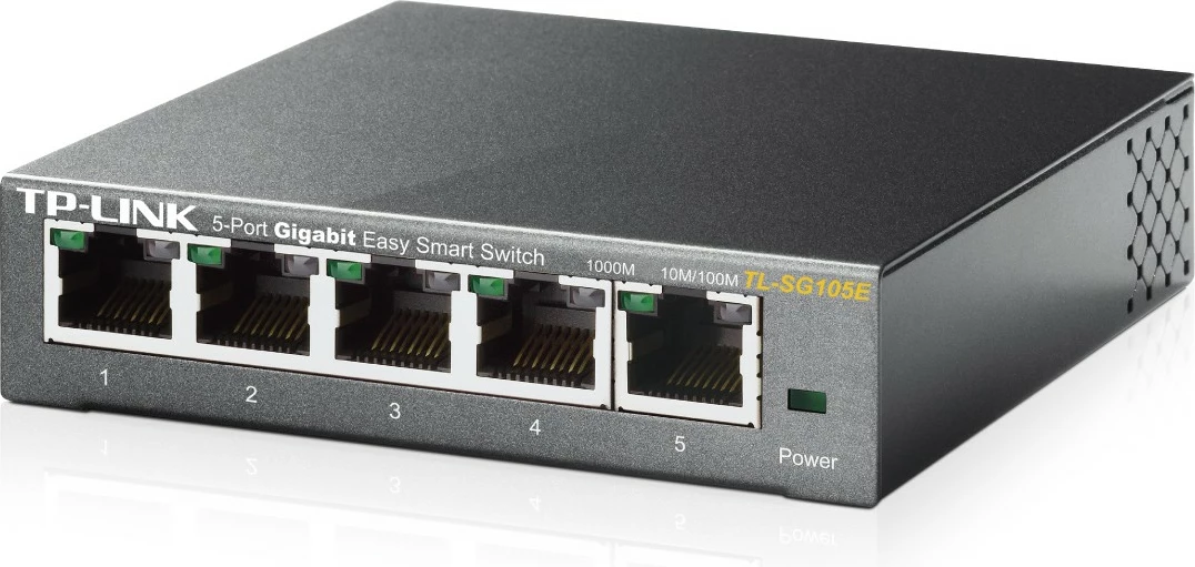 Switch TP-Link 5-Port Gigabit Easy Smart, Managed, L2, Gigabit Ethernet (10/100/1000)