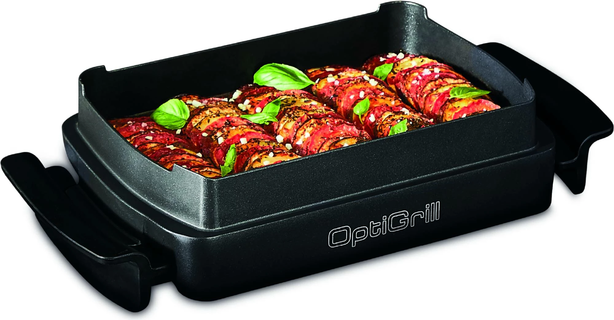 Grill elektrik Tefal OptiGrill+ GC714834 2000W, 6 programe automatike, me Snacking & Baking, i zi