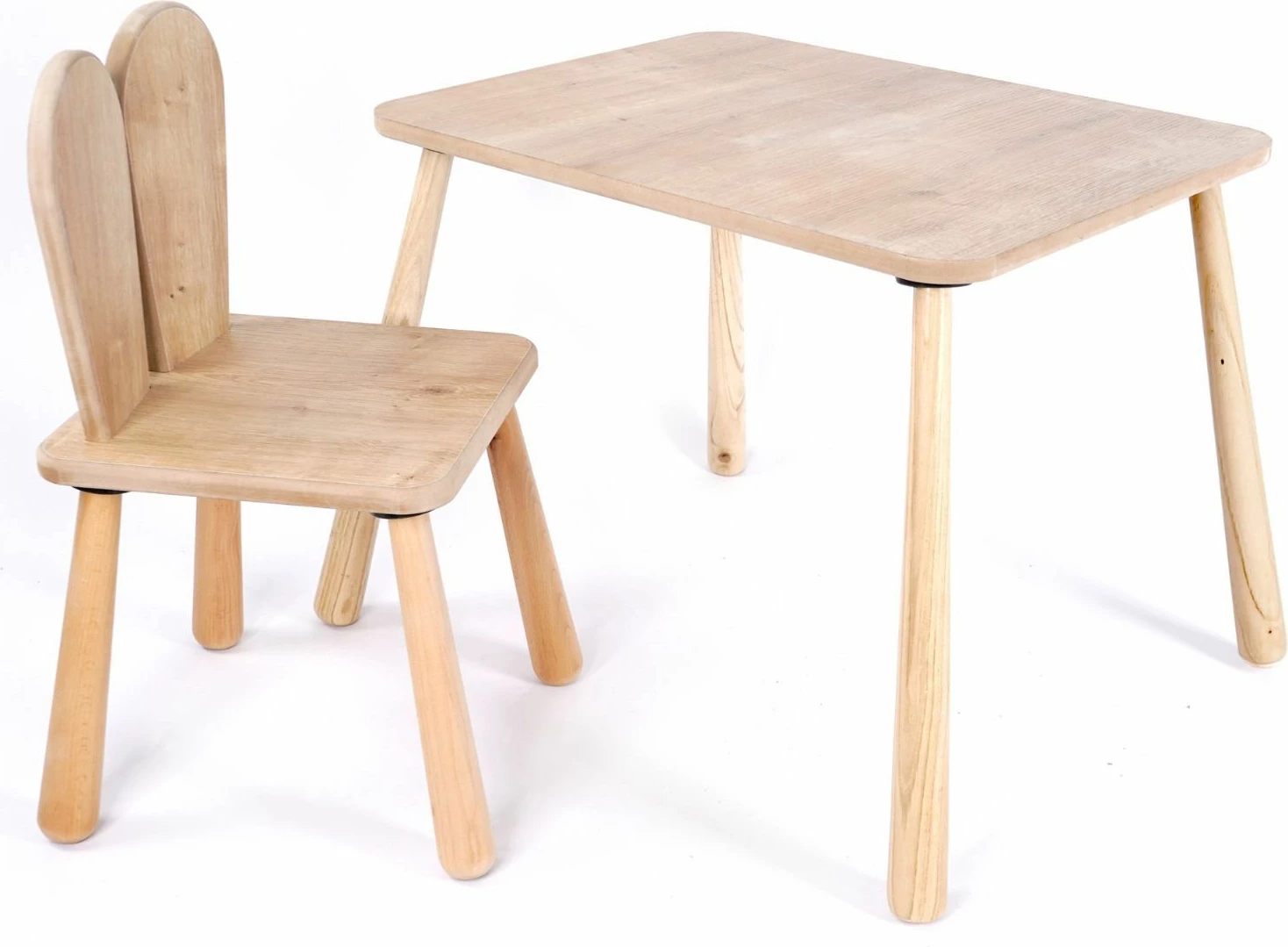 Set tavoline për fëmijë Skye Decor, BLTYZ-AKTV061, 12 pjesë, ngjyrë lisi