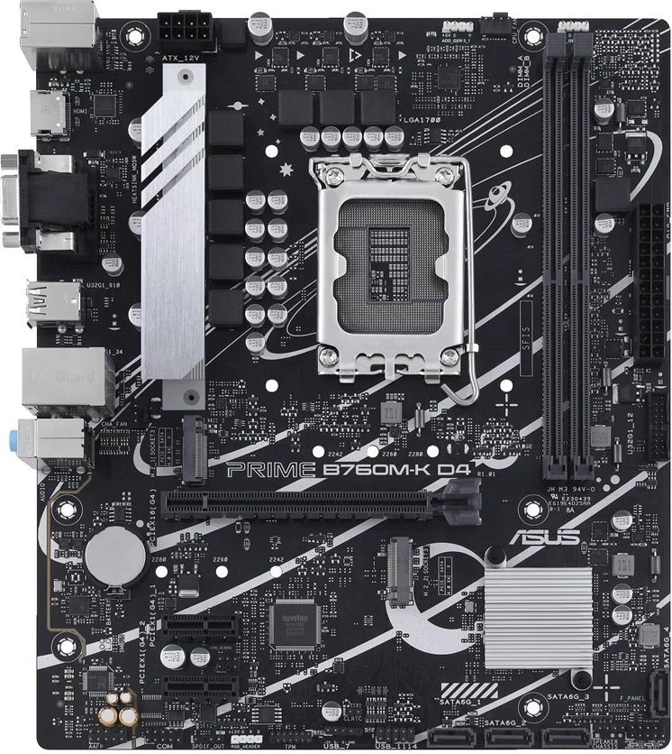 Pllakë amë ASUS PRIME B760M-K D4, Intel B760