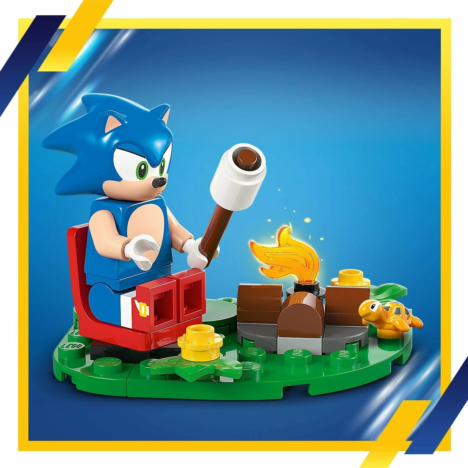 Set LEGO Sonic the Hedgehog 77001 Sonic dhe beteja në kamp, 177 copë, 7+