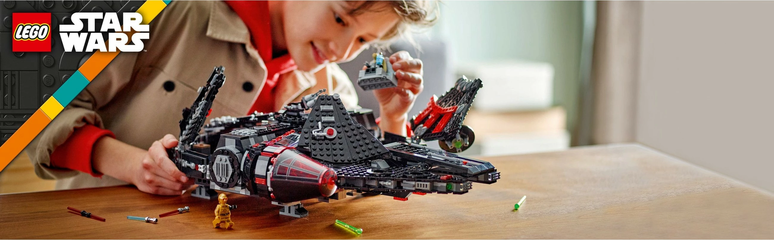 Set ndërtimi LEGO The Dark Falcon, 1579 pjesë, shumëngjyrësh