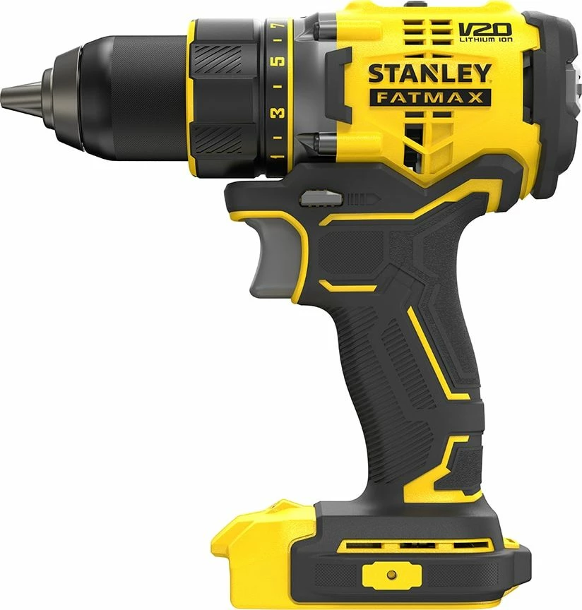 Trapan me bateri (impact) Stanley Fatmax FMCD721B 18V, brushless, 80 Nm, mandrinë 13 mm, pa bateri/pa karikues, verdhë/zezë