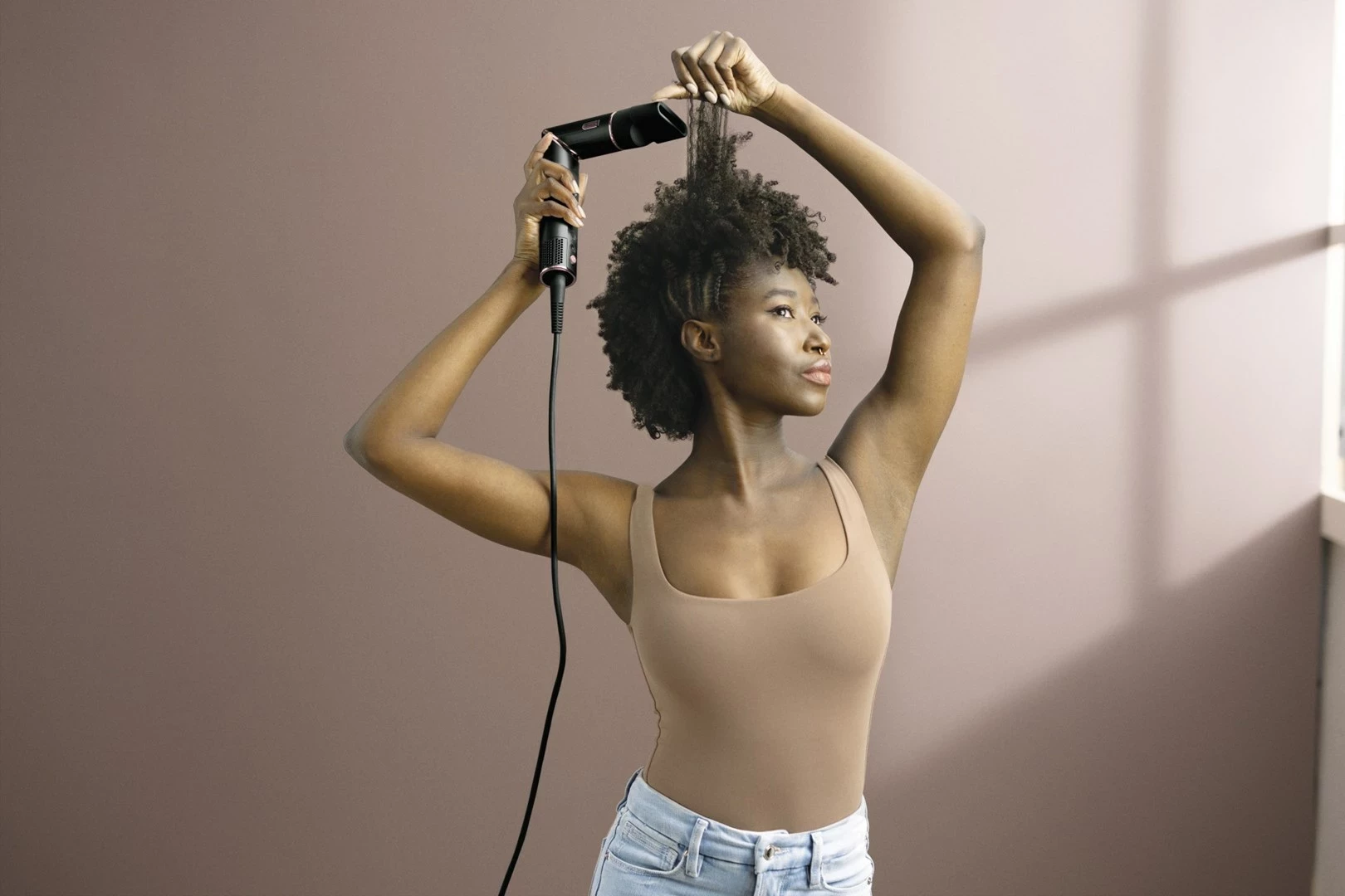 Stiluese për flokë Shark FlexStyle HD424EU, Warm Black, Rose gold