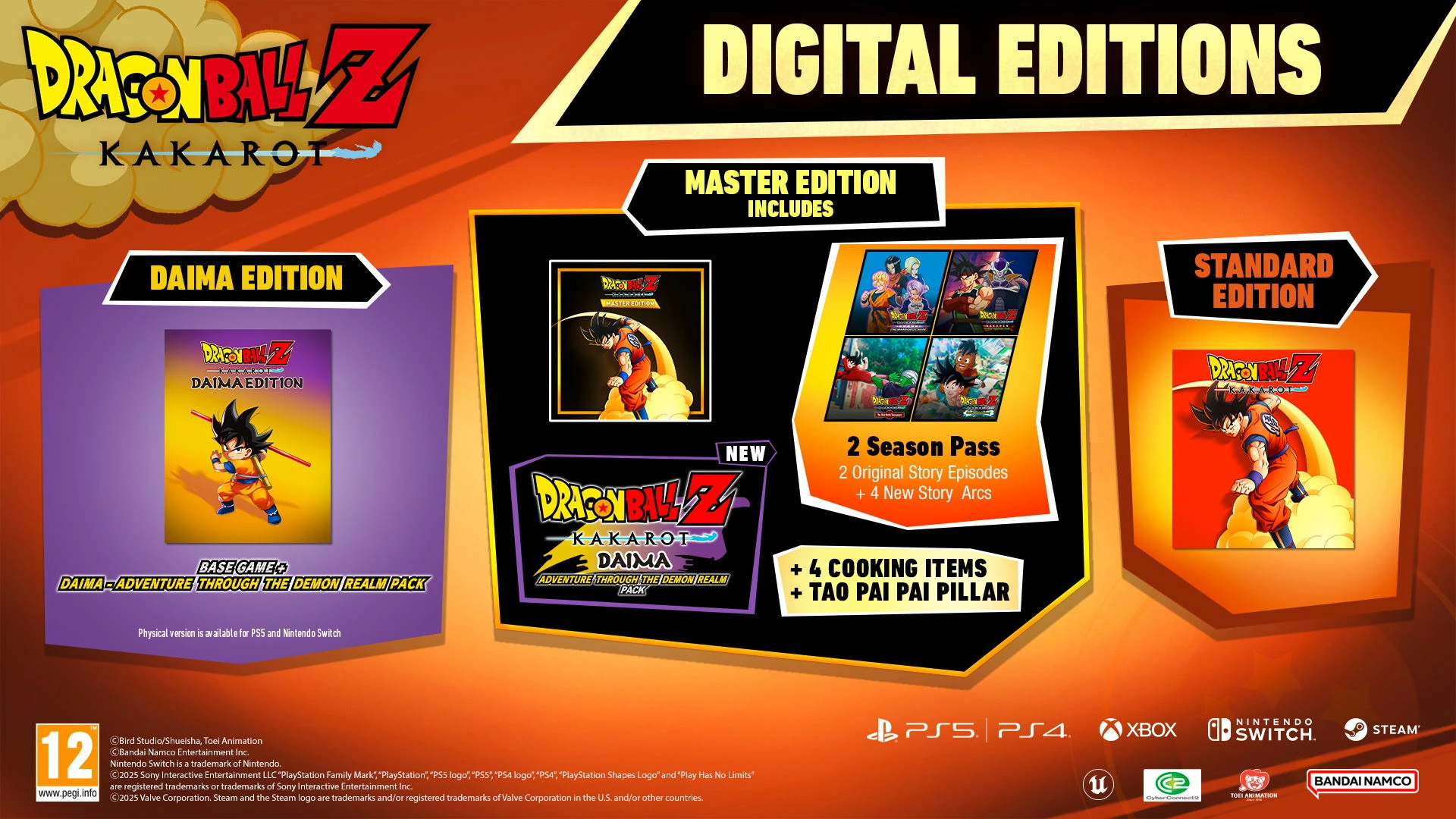 Video lojë Bandai Namco Dragon Ball Z: Kakarot Master Edition për Nintendo Switch (PEGI 12)