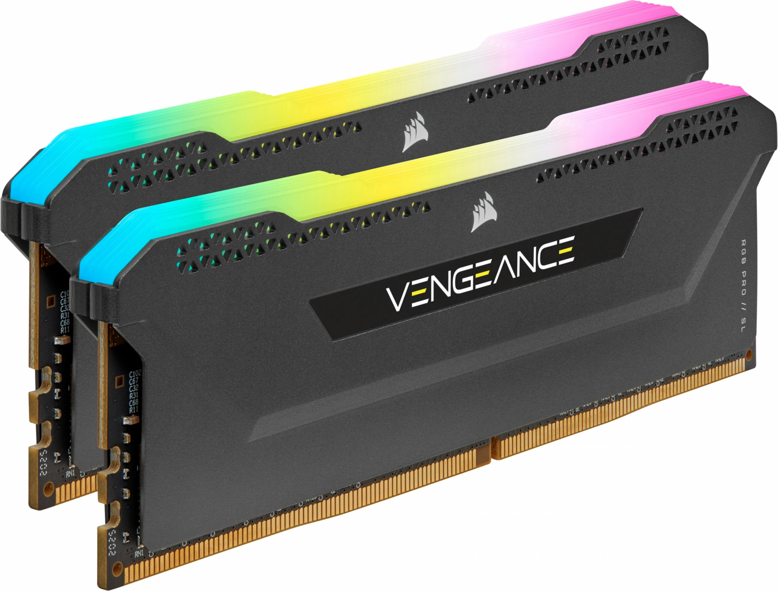 RAM Memorje Corsair Vengeance RGB 32GB (2x16GB) DDR4 3200MHz, e zezë
