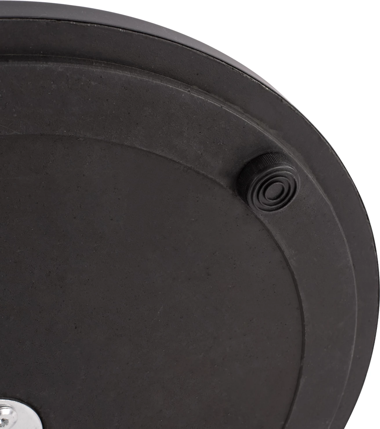 Bazë tavoline metalike, ngjyrë e zezë matte, 45x72 me rregullues FH419.11