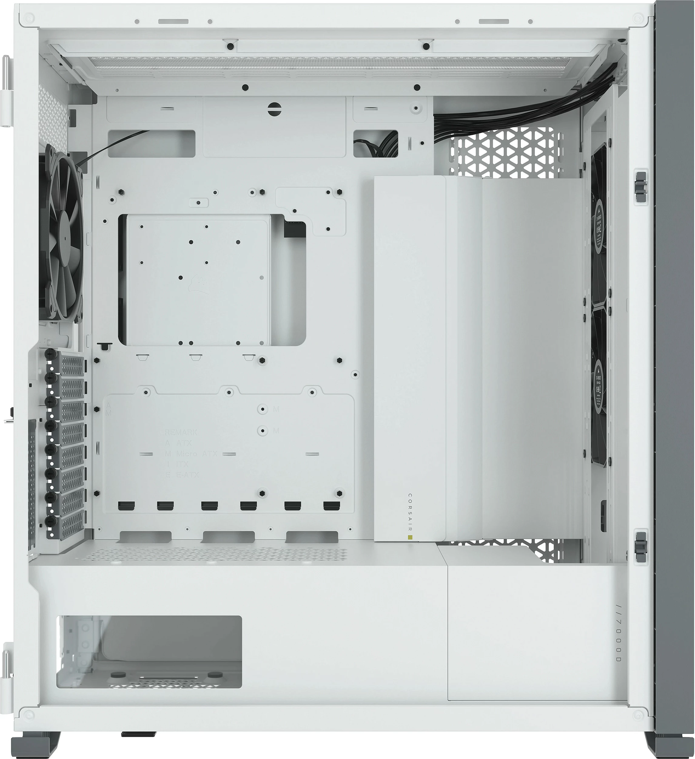 Kasë Corsair 7000D Airflow Full Tower, xham anësor, e bardhë