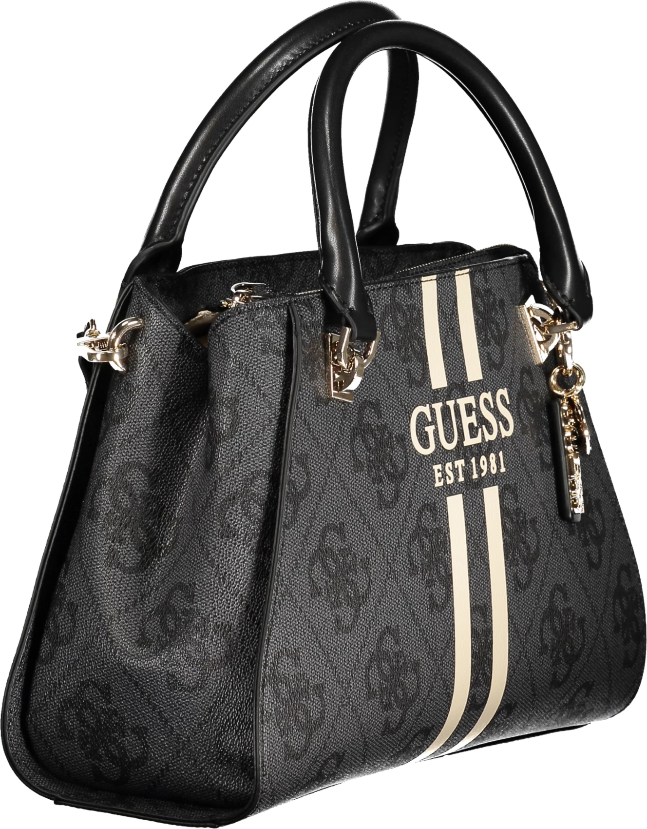 Çantë GUESS JEANS NOELLE II për femra, e zezë