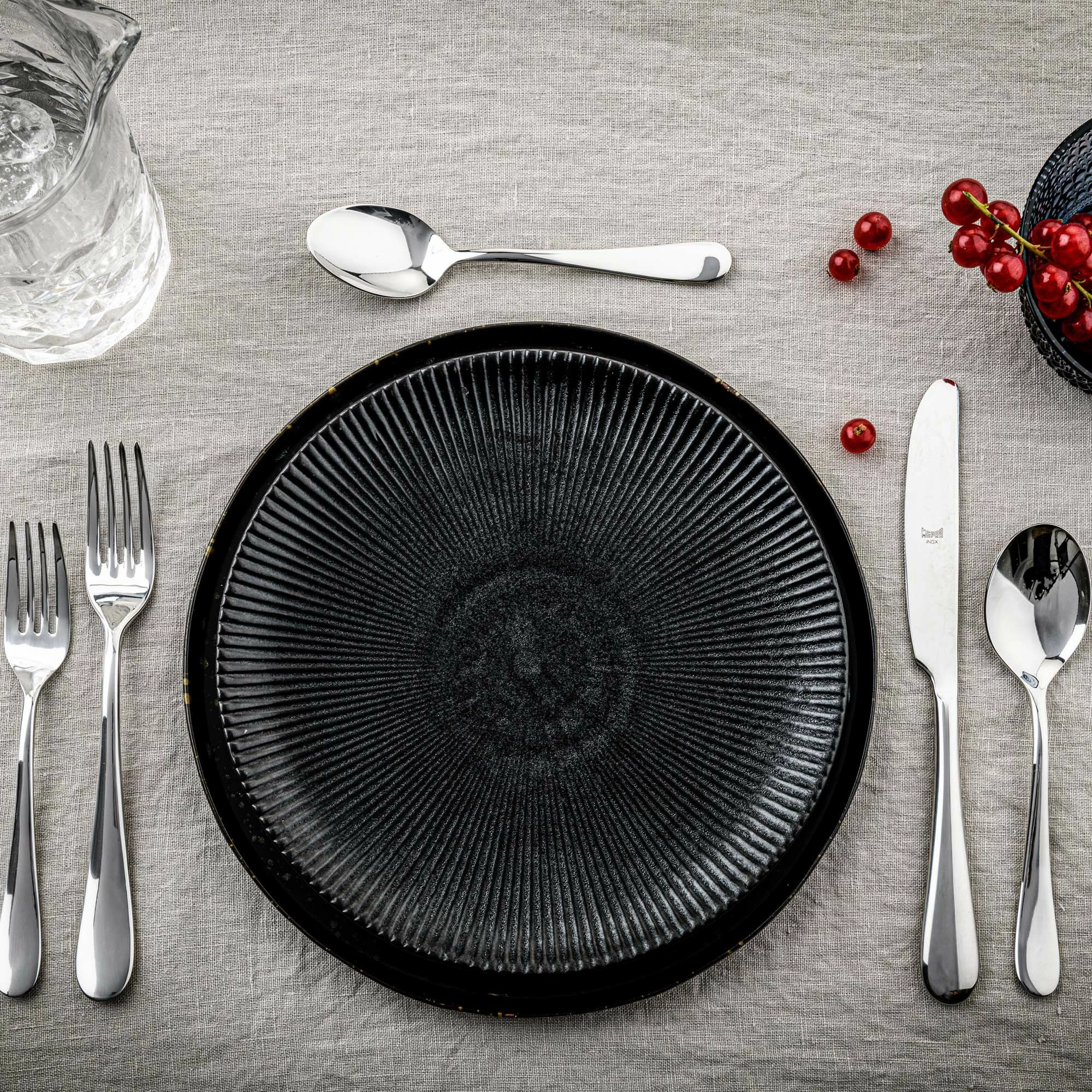 thikë peshku tavoline, Mepra, Natura, çelik inox 18/10, trashësi 4 mm, argjendtë