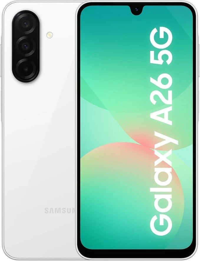 Celular Samsung Galaxy A26 5G 8GB 256GB i bardhë