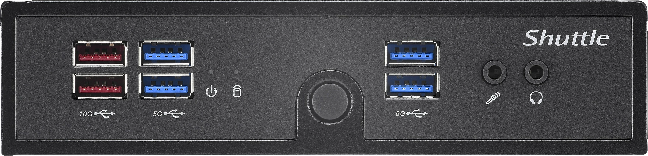 Kasë mini Shuttle XPC slim DS50U7, i7-1355U, 2x LAN, DDR5, fanless, e zezë