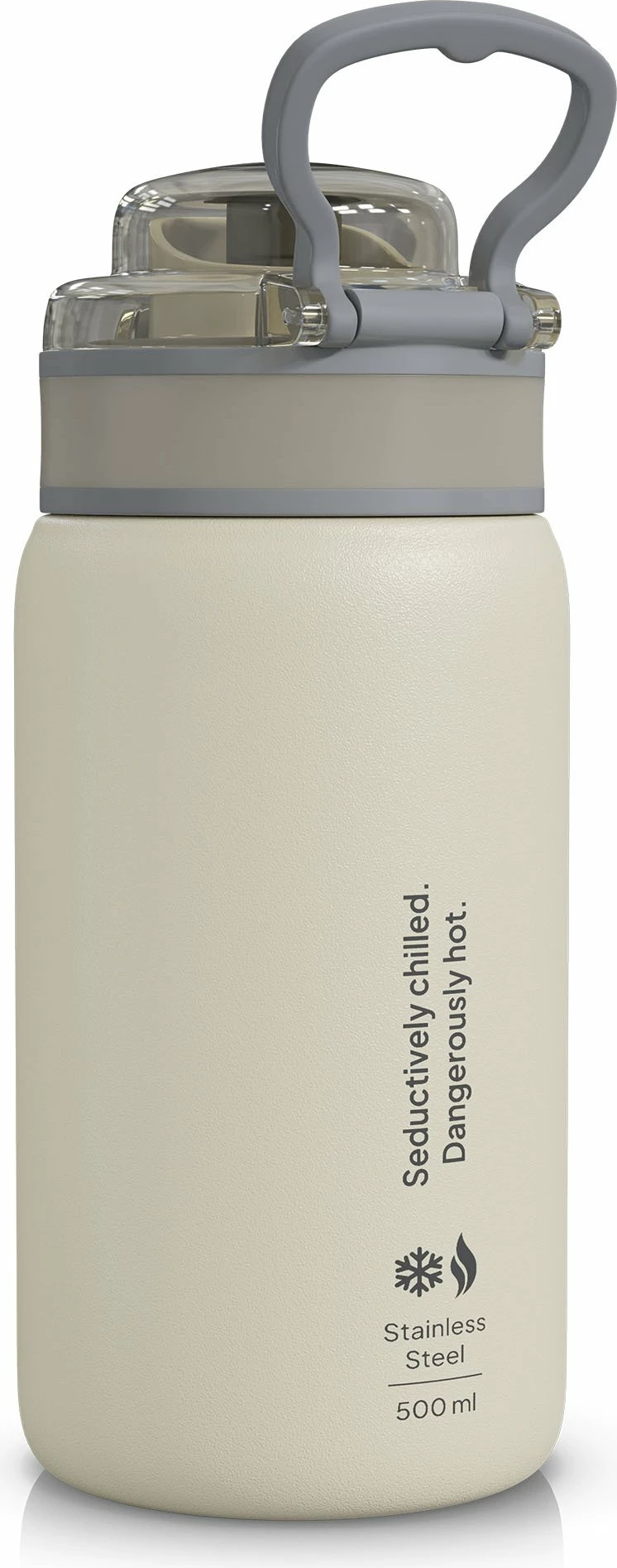 Shishe termike Zipro 500 ml, çelik inox 18/8, bezhë