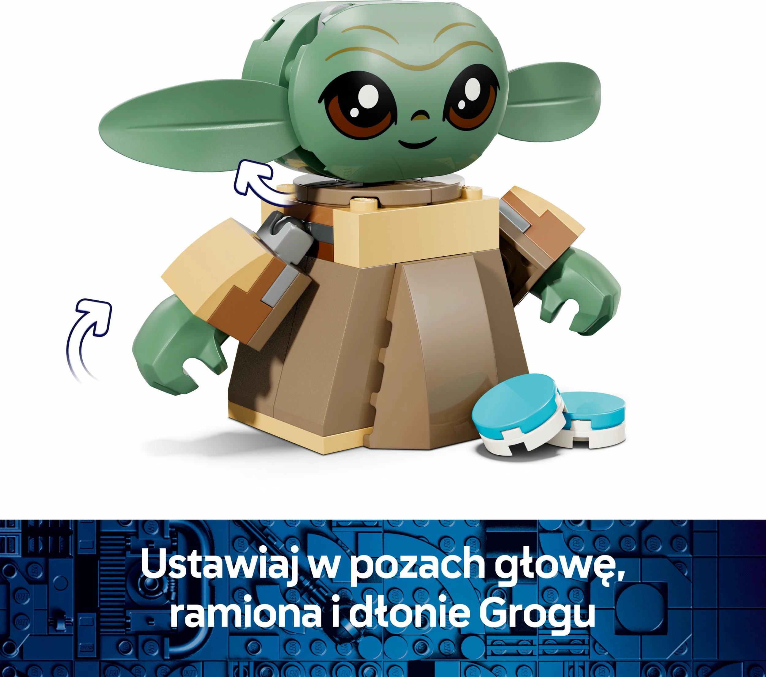 Set LEGO Star Wars Grogu’s Home 75443, 107 copë, 4+