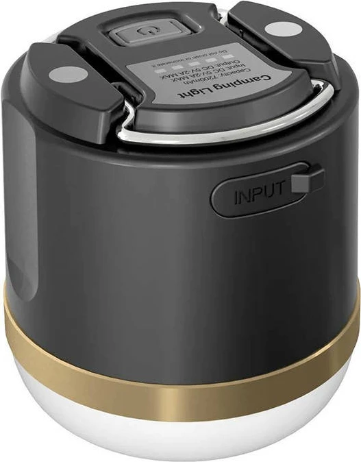 Llambë kampingu EcoFlow SCLI-B, 7200 mAh, bardhë/zezë, me powerbank