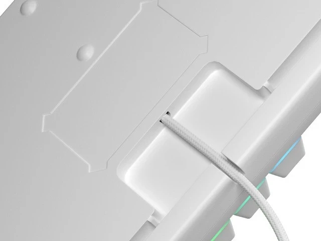 Tastierë mekanike Genesis Thor 303 TKL RGB, Outemu Peach Silent, e bardhë