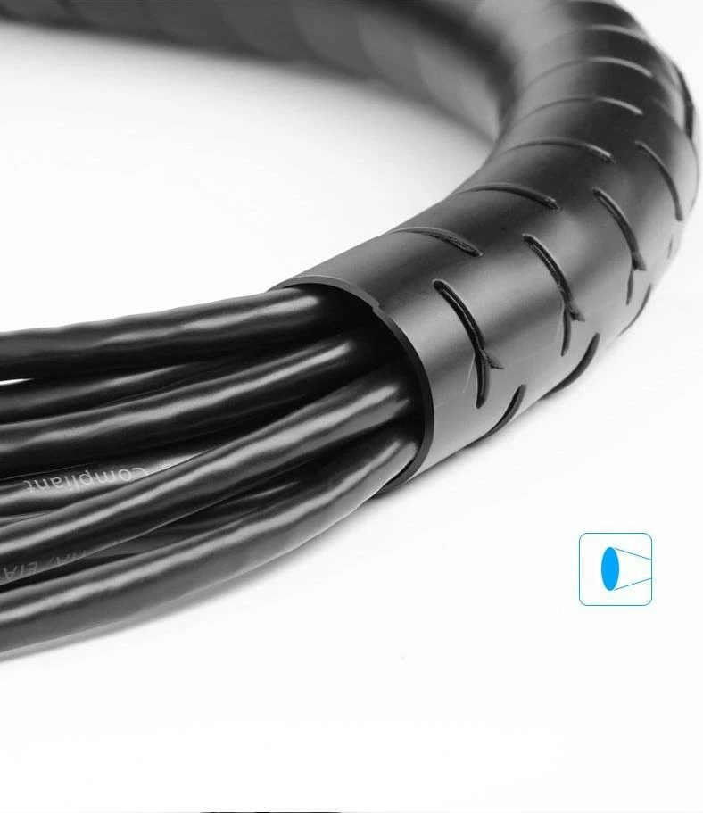 Mbështjellës kabllosh UGREEN LP121, 1.5 m, 25 mm, zi