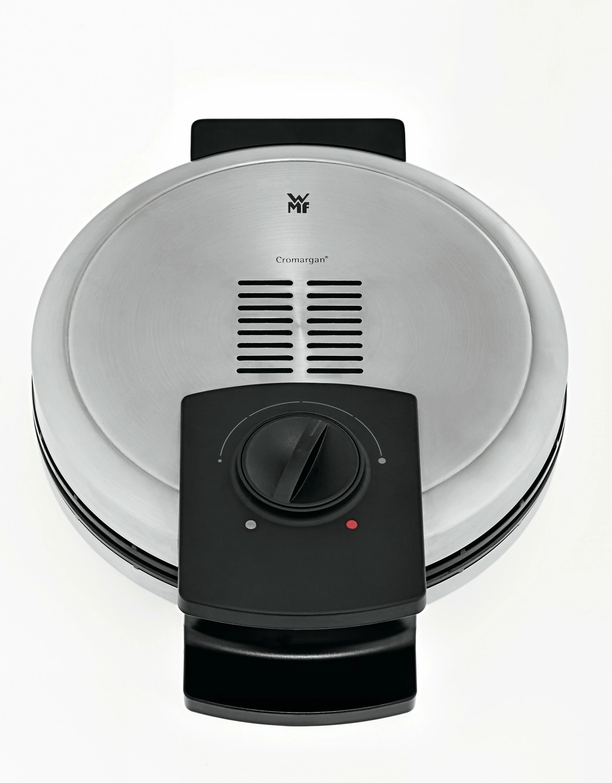 Pajisje për vafla WMF Lono 04.1521.0011, 5 vafla, Zemër, 900 W, E zezë, Krom