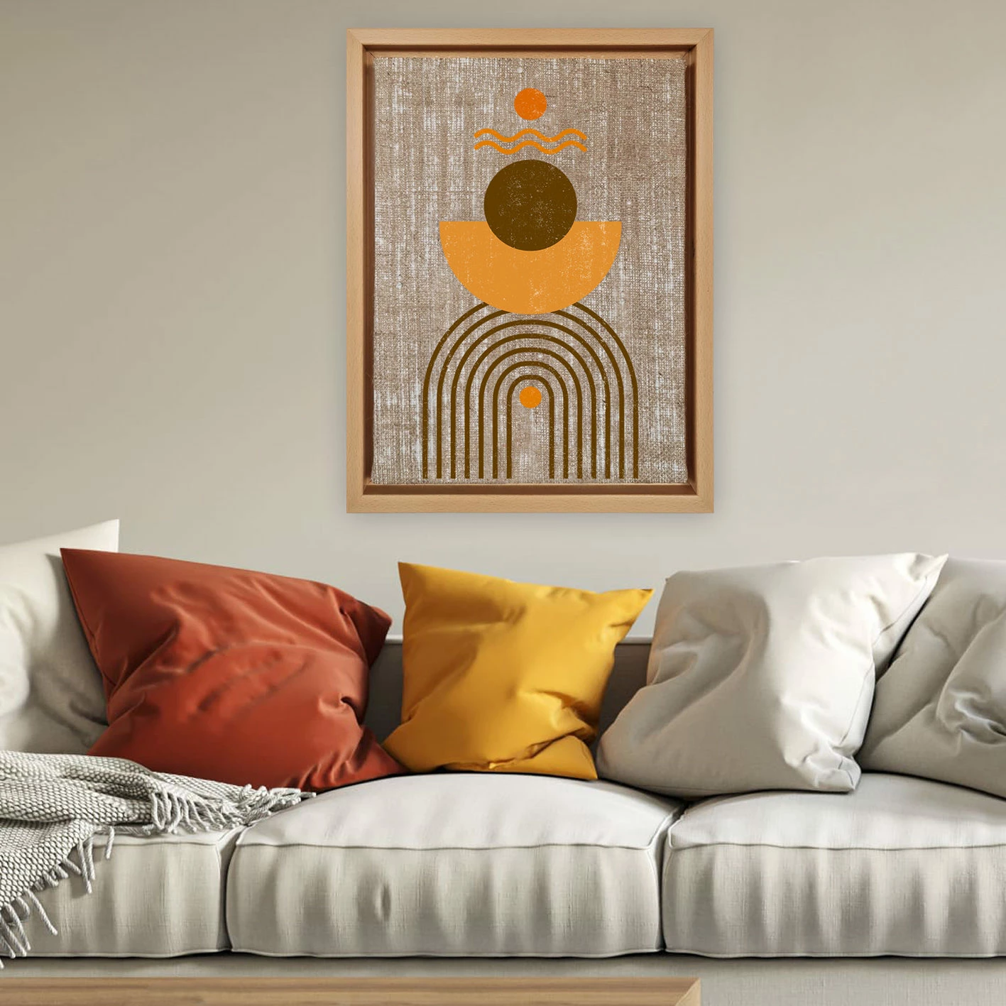 Pikturë dekorative në kanavacë, shumëngjyrëshe, Wallity, LNJ6816819916 - 4666