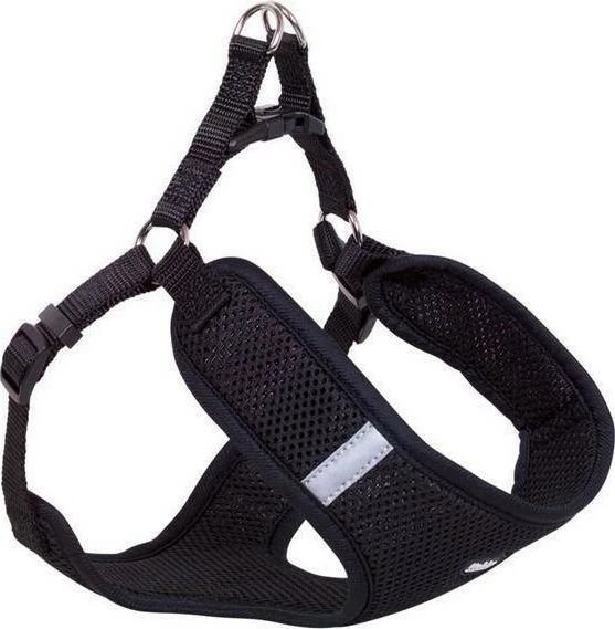 Szelkë për qen Nobby Mesh Reflect M 48-56cm, e zezë